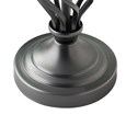 Queenswood Classic Barley Twist Table Lamp Base Only - Pewter Grey