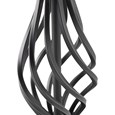 Queenswood Classic Barley Twist Table Lamp Base Only - Pewter Grey