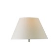Queenswood Pewter Floor Lamp with Natural Linen Shade