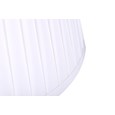 Queenswood Ivory Pleat Floor Lamp Shade - 45cm - Replacement Shade - Shade Only