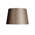 Queenswood SilverTable Lamp with Dark Charcoal Linen Shade