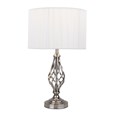 Queenswood Table Lamp Silver - Ivory String Shade