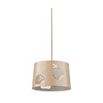 Lacy Bloom Stencil Champagne Gold Ceiling Light Lamp Shade - 30cm - Shade Only