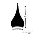 Modern Designer Teardrop Ceiling Pendant Light - Blue