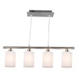 Korus 4 Bar Light with White Shade - Ceiling Light