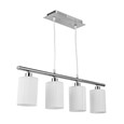 Korus 4 Bar Light with White Shade - Ceiling Light