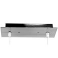 Korus 4 Bar Light with White Shade - Ceiling Light