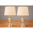 Bailey Champagne Table Lamp (X2 Pair)