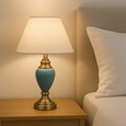 Bailey Blue/Antique Touch Table Lamp