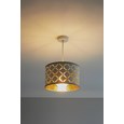 Laiser Cut Out Gold Lined Pendant Shade