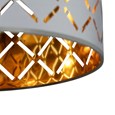 Laiser Cut Out Gold Lined Pendant Shade