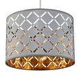 Laiser Cut Out Gold Lined Pendant Shade