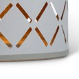 Laiser Cut Out Gold Lined Pendant Shade