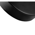 Echo Black Unswitched Modern Industrial Wall Light - Clear Glass Shade