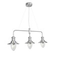 Fisherman Satin Silver Bar Pendant Ceiling Light