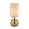 Bedford Modern Brass Brushed Metal Ball Small Touch Control Table Lamp
