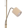 Shaded Mother & Child Floor Lamp with Natural Linen Shades