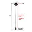Verona Black Pendant Suspension Ceiling Light (Bulb Not Included)