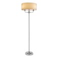 Korus Floor Lamp - Grey Linen