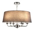Korus 6 Ceiling Light with Grey Shade