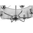 Korus 6 Ceiling Light with Grey Shade