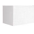 Large X Modern Rectangle Statement Table Lamp with Ivory Shade - Antique Brass