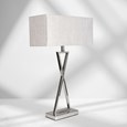 Loom Rectangle Lamp Shade 40CM Grey Linen
