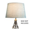 Queenswood Blue Gold Lined Shade