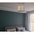 Calgary Charcoal Gold Large Ceiling Light Lamp Shade - 45cm - Shade Only