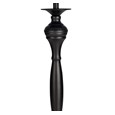 Messini Black Table Lamp - White String Shade