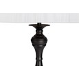 Messini Black Table Lamp - White String Shade