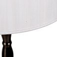 Messini Black Table Lamp - White String Shade