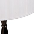 Messini Black Table Lamp - White String Shade