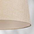 Tapered Beige Large Ceiling Light Lamp Shade - 40cm - Shade Only