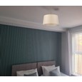 Tapered Beige Large Ceiling Light Lamp Shade - 40cm - Shade Only