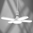 Deformable Garage Light with 4 Adjustable Panels 30W BC/B22 LED Panel Bulb