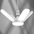 Deformable Garage Light with 4 Adjustable Panels 30W BC/B22 LED Panel Bulb
