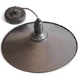 Stockborough Twisted Cable Ceiling Pendant Light - Antique Brown