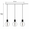 Pozueta Black Pendant Ceiling Light