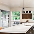 Kassel Matt Black Modern Designer Ceiling Pendant with Clear Glass Shade