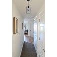 Kassel Matt Black Modern Designer Ceiling Pendant with Clear Glass Shade