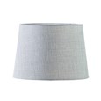 Hepburn Large Barley Twist Antique Brass Table Lamp with Grey Linen Shade