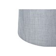 Hepburn Large Barley Twist Antique Brass Table Lamp with Grey Linen Shade