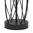 Ashleigh Black (No Glass) Table Lamp with Juniper Blue Shade