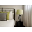 Ashleigh Black (No Glass) Table Lamp with Sage Green Shade