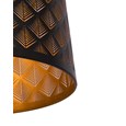 Midas Black Gold Steel Stencil Ceiling Light Pendant Shade Only
