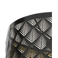 Midas Black Gold Steel Stencil Ceiling Light Pendant Shade Only