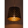 Midas Black Gold Steel Stencil Ceiling Light Pendant Shade Only