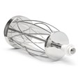 Ashleigh Silver Clear Glass Cylinder Lantern Table Lamp - Base Only