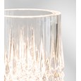 Glass Tumbler Style Rechargeable USB Gold Table Lamp - 3 Brightness Settings